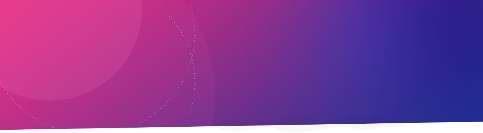 A purple background with white lines and dots.