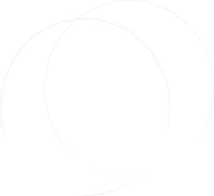 A green background with white lines in the shape of circles.