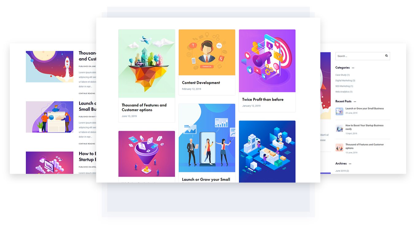 A series of images with different colors and designs.