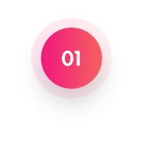A pink button with the number 0 on it.