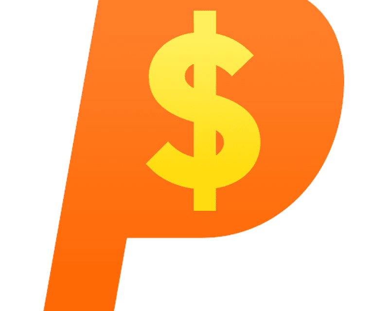 PayPal logo with dollar sign icon.