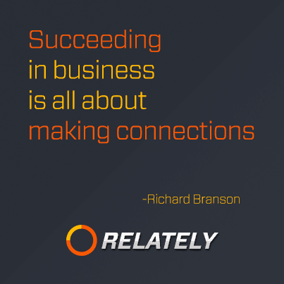 Quote about business connections by Richard Branson.