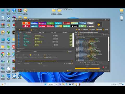 Software interface displaying various mobile brands.